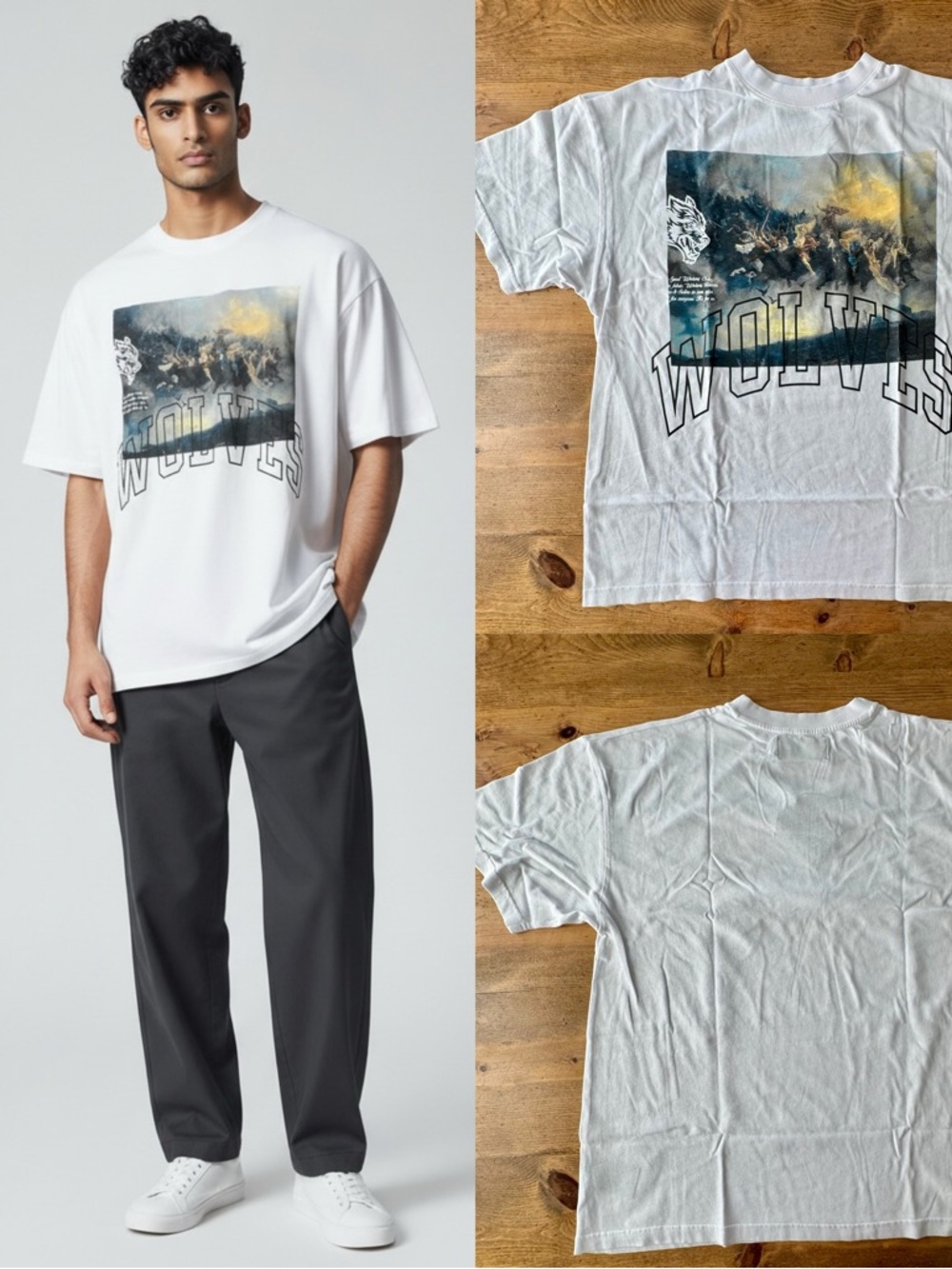 Darc Sport At The Gates Premium Tee Until Valhalla Graphic White Men's L NWT